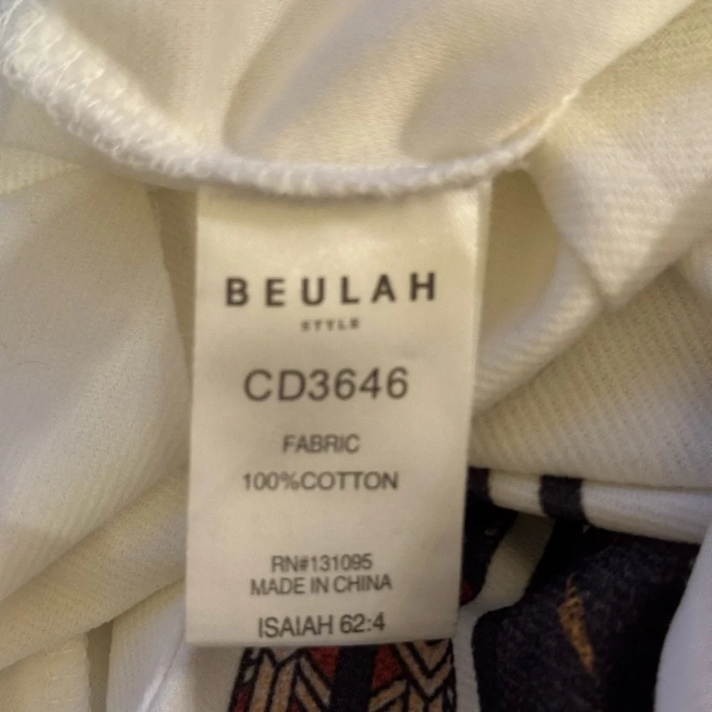 Beulah Mini Floral Print Shift Dress Multicolor Size Small - Picture 8 of 8